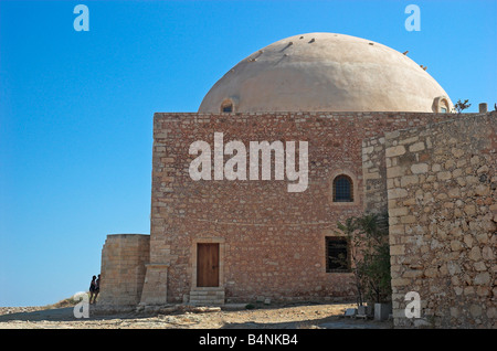 Moschee von Sultan Ibrahim in venezianischen Festung in Rethymnon Kreta Griechenland September 20008 Stockfoto