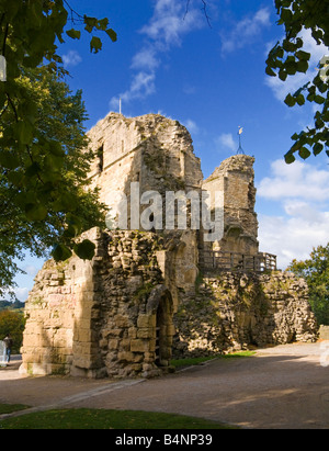 Knaresborough Schloß, North Yorkshire, England, UK Stockfoto