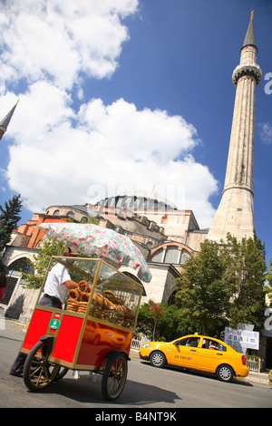 in der Nähe der Brunnen im Aya Sophia, Istanbul Stockfoto