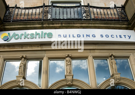 Yorkshire Building Society bank Hautpstraßebänke Investment banking Einsparungen regionale gegenseitige uk Stockfoto