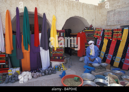 Sahara-Wüste in Algerien Djanet Markt Mann der Tuareg Stamm Stockfoto