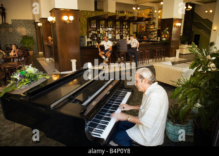 Piano-Bar in Habana Vieja Stockfoto