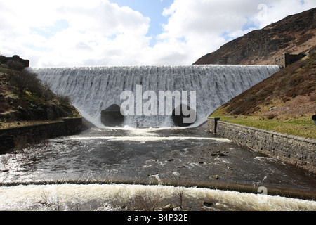 KABINE KOCH DAM ELAN TAL WALES WASSER LAGERUNG RESERVOIR Stockfoto