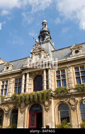 Hotel de Ville (Rathaus - erbaut 1875), Poitiers, Vienne, Frankreich. Stockfoto