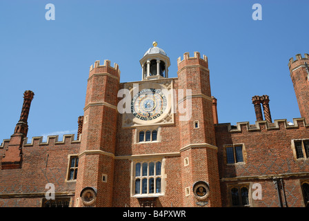 Astronomische Uhr Hampton Court Palace Stockfoto