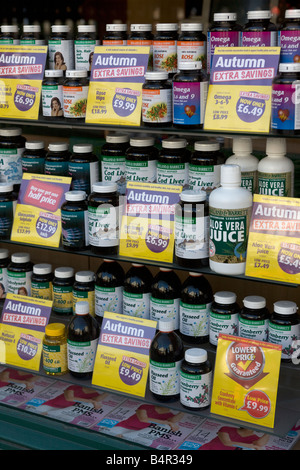 Holland und Barrett Health Food Shop London Stockfoto