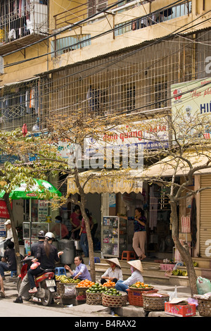 Markt-Hanoi-Vietnam Stockfoto