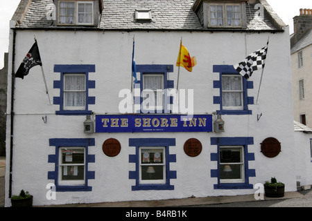 Die Shore Inn in den kleinen malerischen Dorf Portsoy im Nordosten von Schottland Stockfoto