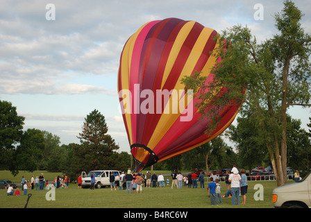 HUFF n Blätterteig Wochenende gesponsert von Great Plains Ballon Club Held am See Shawnee Topeka Kansas USA 5. September 2008 Stockfoto