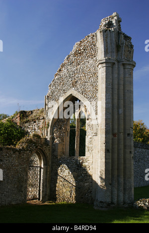 Creake Abtei North Norfolk England East Anglia Stockfoto