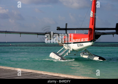 Urlaub auf einer Maldivaian Insel im Club Mediteranee Stockfoto