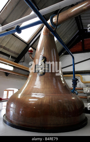 Destillation noch bei der Glen Garioch Scotch-Whisky-Destillerie in alten Meldrum, Aberdeenshire Stockfoto