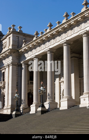 Parlament Gebäude Spring Street Melbourne Australien Stockfoto