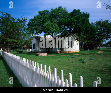 Präsident Lyndon B Johnson Boyhood Home National Historic Park Texas USA Stockfoto