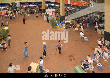 Cho Dong Xuan Markt Hanoi Vietnam Stockfoto