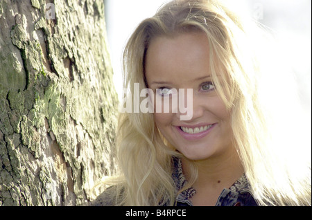 Schauspielerin Lucy Davis in Birmingham Stockfoto