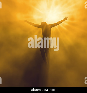 Jesus Christus im Himmel Stockfoto