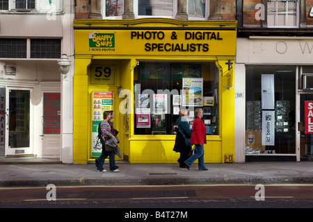 Snappy Snaps Store Stockfoto