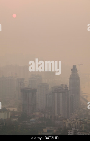 China, Provinz Chongqing, Chongqing, Yangtze River Blick vom Yikeshu Stockfoto