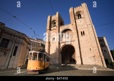 Sé (Kathedrale), Stadtteil Alfama, Lissabon, Portugal Stockfoto