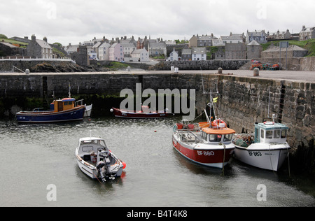 Der Hafen von Portsoy im Nordosten von Schottland Stockfoto