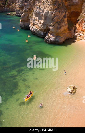 Praia da Dona Ana, Lagos, Algarve, Portugal Stockfoto