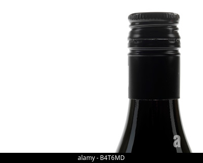 Flasche Rotwein Stockfoto