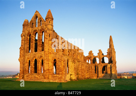 England, North Yorkshire, Whitby, Whitby Abbey Stockfoto