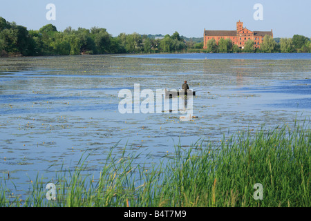 Fluss Slutch, Starokostiantyniv, Oblast Chmelnyzkyj (Provinz), Ukraine Stockfoto