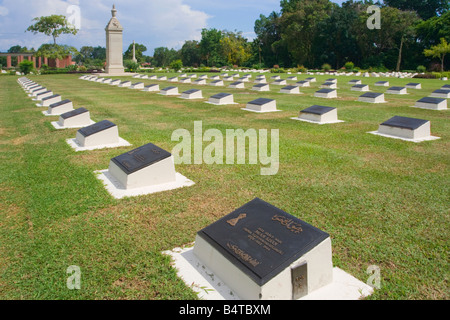 Alliierten Gräber aus dem zweiten Weltkrieg auf Labuan Island Sabah Malaysia Stockfoto