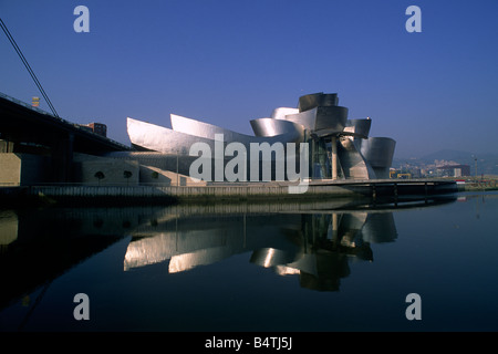 Spanien, Bilbao, Guggenheim Museum, Architekt Frank Gehry Stockfoto