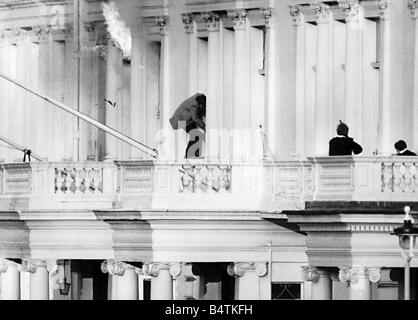 Iranische Botschaft Belagerung 5. Mai 1980 London UK 1980 s UK ca. 1985