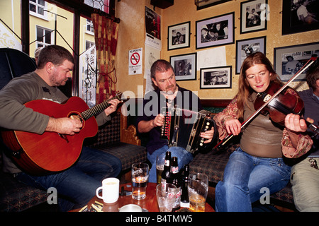 Irland, Galway, Tig Coili Pub Stockfoto