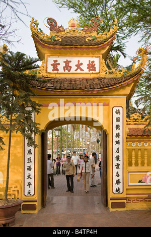 Tran Quoc Pagode West Lake Hanoi Vietnam Stockfoto