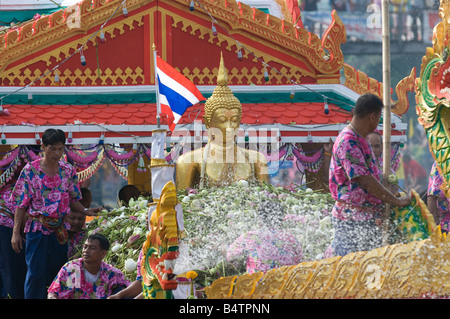 Rap-Bua Feier in Bang Plee Samut Prakan Provinz Thailand Stockfoto