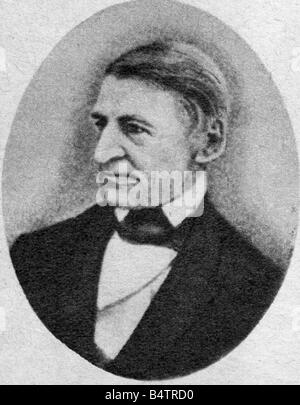 Emerson, Ralph Waldo, 25.5.1803 - 27.4.1882, US-Philosoph, Dichter, Porträt, Stockfoto