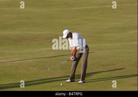 Tiger Woods den Welten Nr. 1 Golfer in Aktion in St. Andrews die Heimat des Golfsports Stockfoto