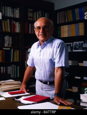 Milton Friedman (1912-2006).  Friedman war der 1976 amerikanischen Nobelpreisträger für Wirtschaftswissenschaften. Stanford University, CA, USA Stockfoto