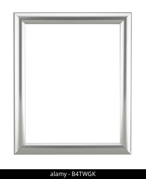 SILBER HOLZ BILDERRAHMEN Stockfoto