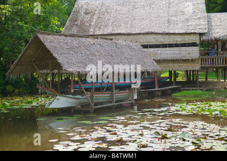Die folk Village an der Sabah Museum Kota Kinabalu Sabah Malaysia Stockfoto