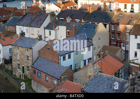 UK North Yorkshire Blick über Staiths Stockfoto
