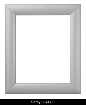 SILBER HOLZ BILDERRAHMEN Stockfoto