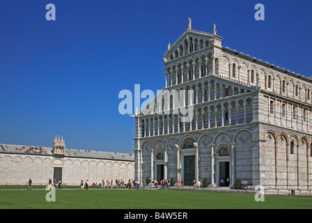 Platz der Wunder Mit Dom Santa Maria Assunta-Pisa-Toskana-Italien Stockfoto