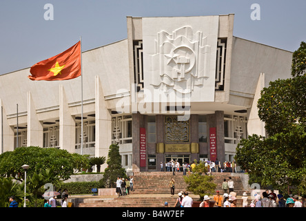 Ho Chi Minh Museum Hanoi Nordvietnam Stockfoto