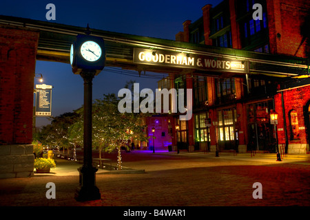 Distillery District Toronto Ontario Kanada Stockfoto