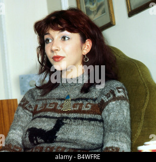 Kate Bush britische pop-Sängerin Dezember 1979 Stockfoto