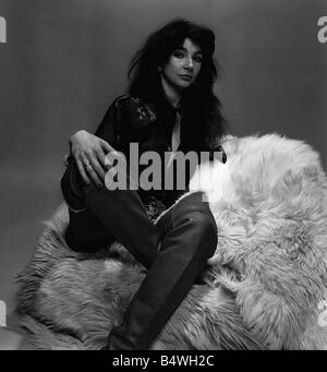 Sängerin Kate Bush im Studio März 1978 Stockfoto