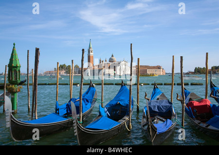 Blick auf die Basilika San Giorgio Maggiore in Venedig Italien Stockfoto