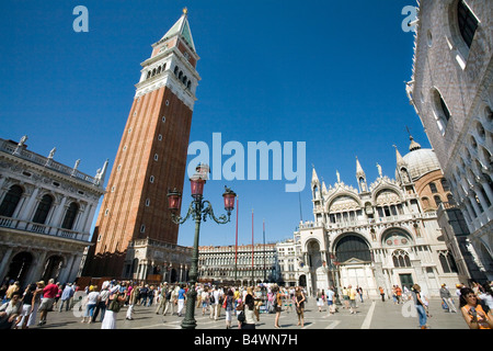 St. Marks Platz in Venedig Stockfoto