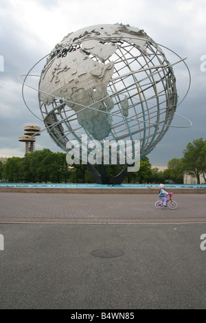Die Unisphere in Flushing Meadows in Queens, New York City. Stockfoto